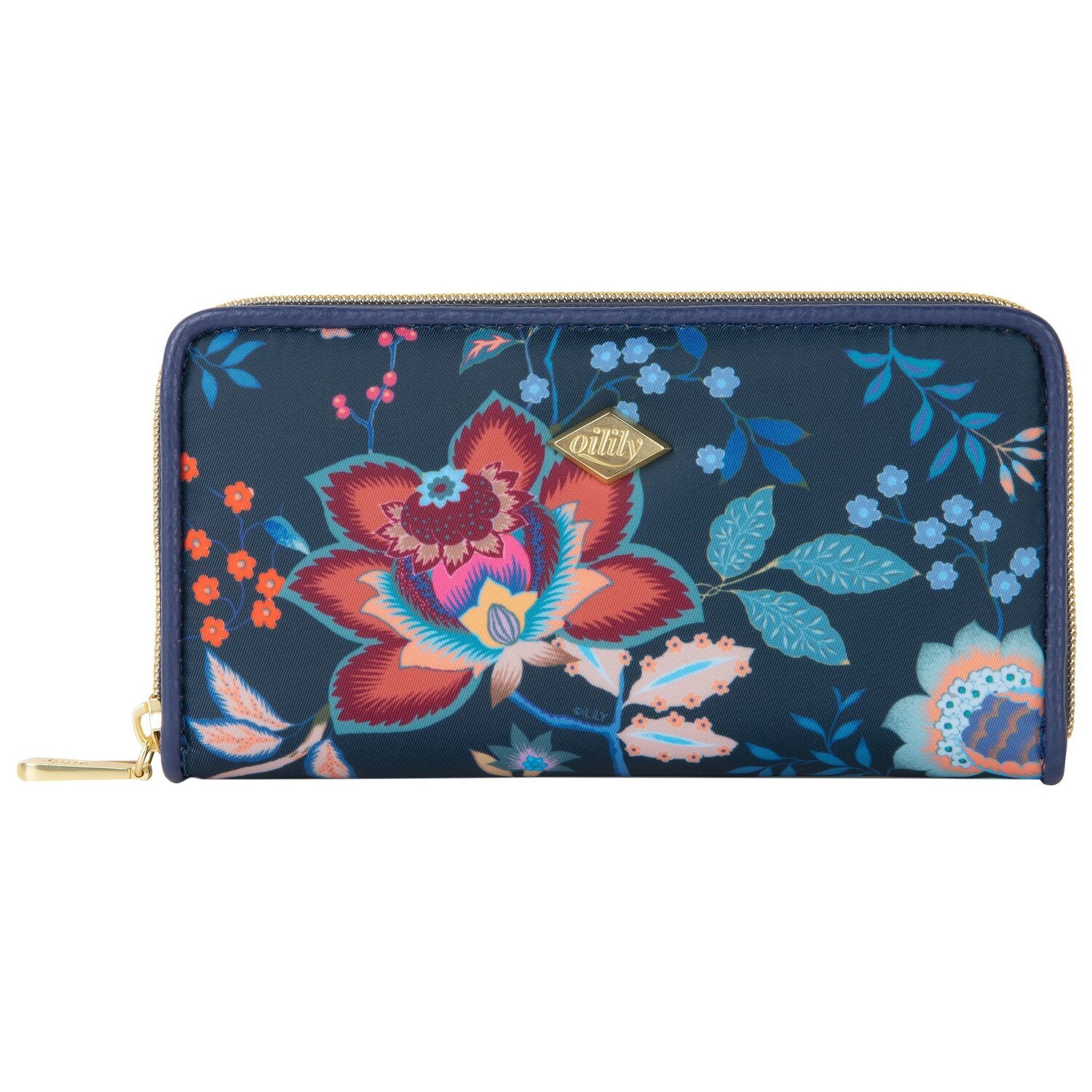 kwartaal Rechthoek stil Oilily Color Bomb Zoey Portemonnee 19 cm blue iris | Bagage24.nl