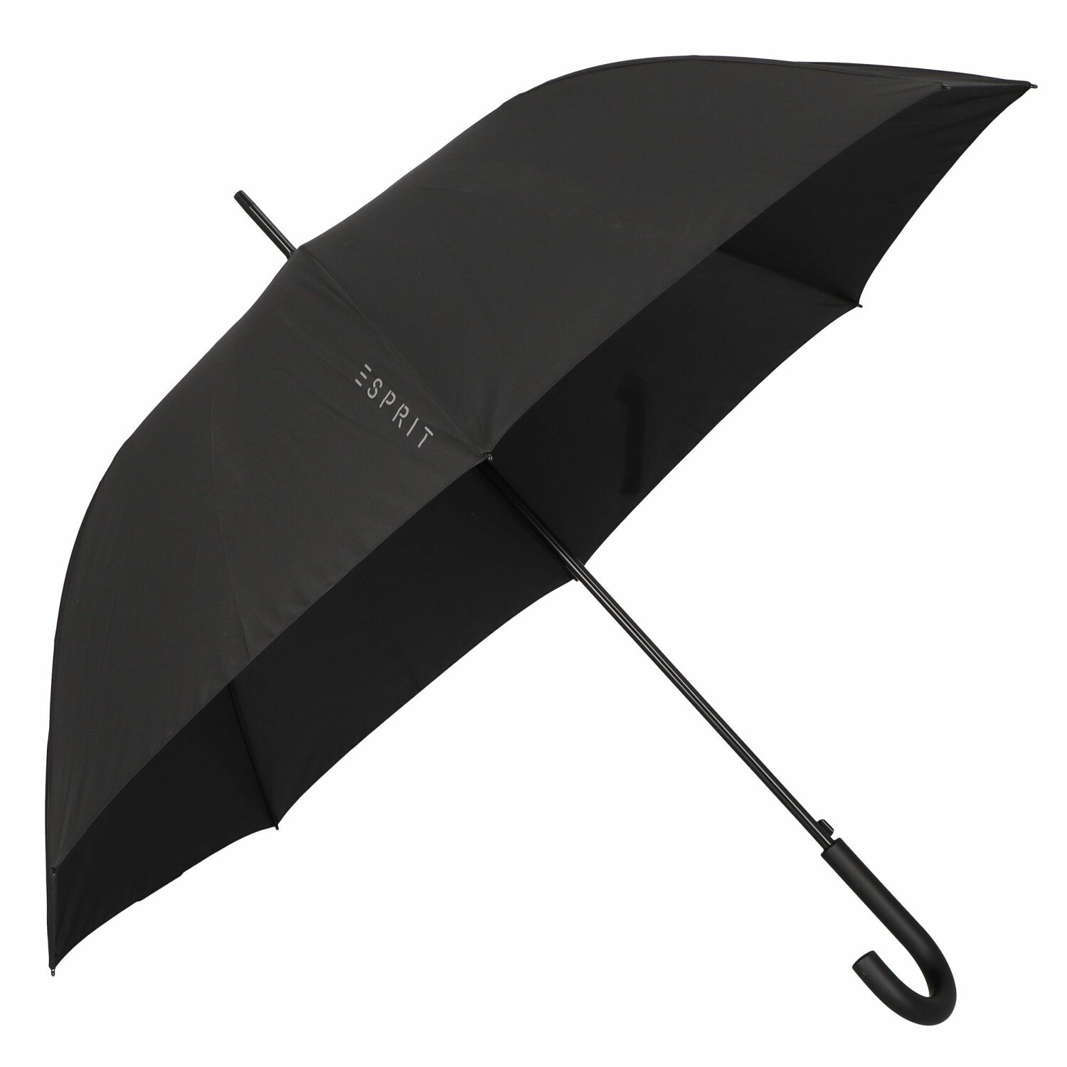 Uitstroom gras Tact Esprit Stok paraplu 94 cm black | Bagage24.nl