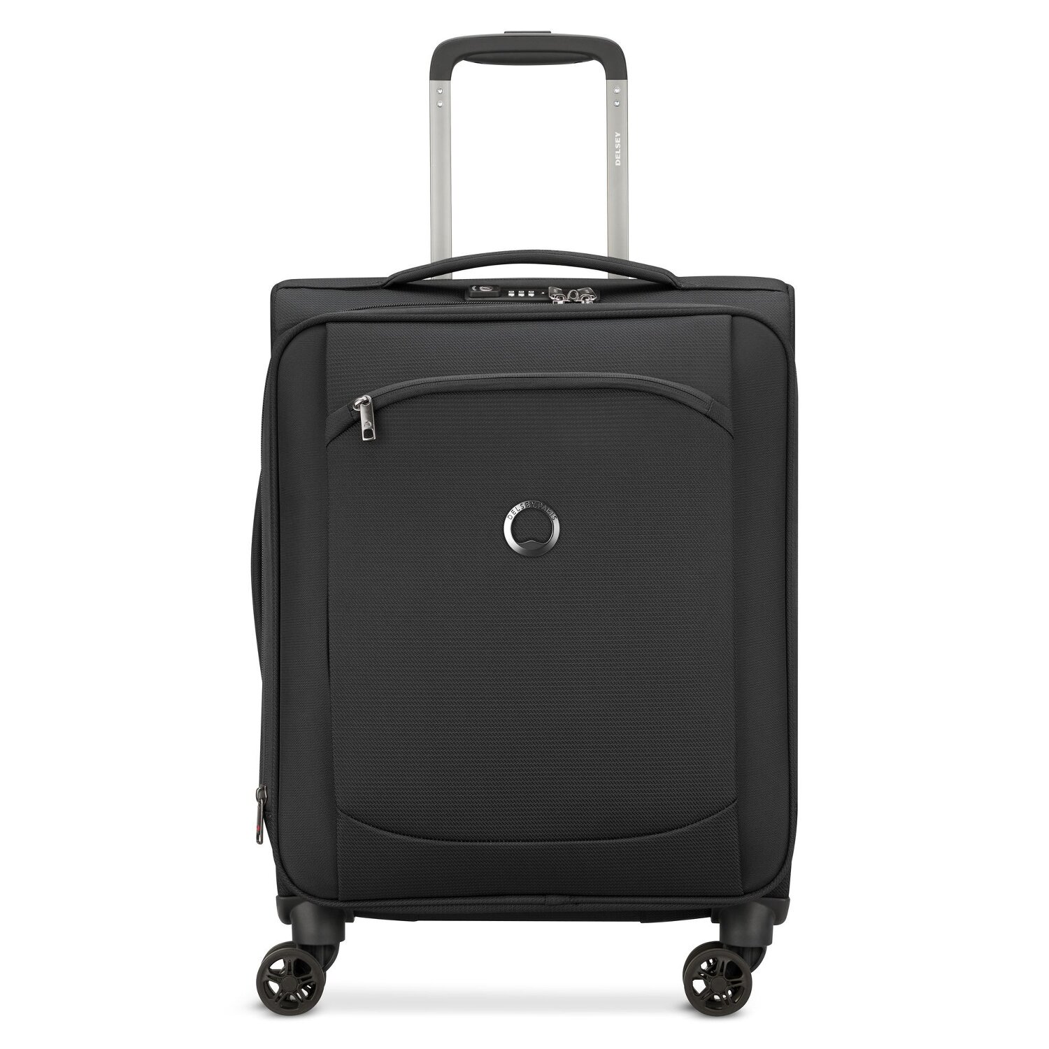 hospita robot katje Delsey Montmartre Air 2.0 4-wielige handkar 55 cm schwarz | Bagage24.nl