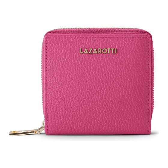 Lazarotti Bologna Leer Medium Ritssluiting Portemonnee Leer 10 cm