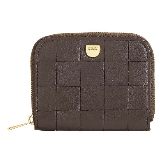 DuDu Woven Portemonnee Leder 10 cm