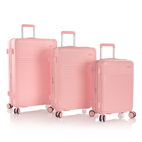 Heys Pastel 4 wielen Kofferset 3-delig met uitbreidingsplooi
