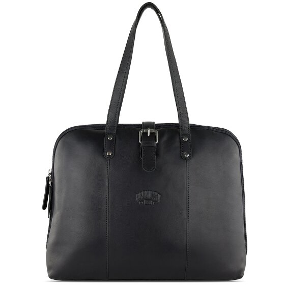 Klondike 1896 Gold Charles Koffer Leer 37 cm Laptop compartiment