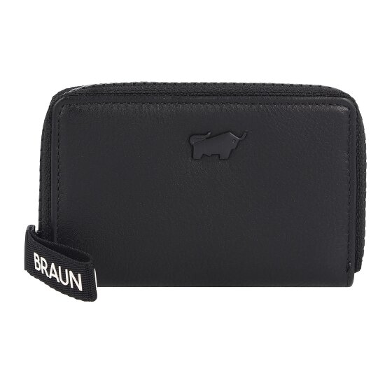 Braun Büffel Capri Portemonnee RFID-bescherming Leer 11 cm