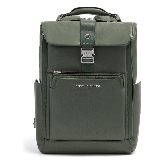 Piquadro Tebe Dagrugzak RFID-bescherming Leder 44 cm Laptopvak