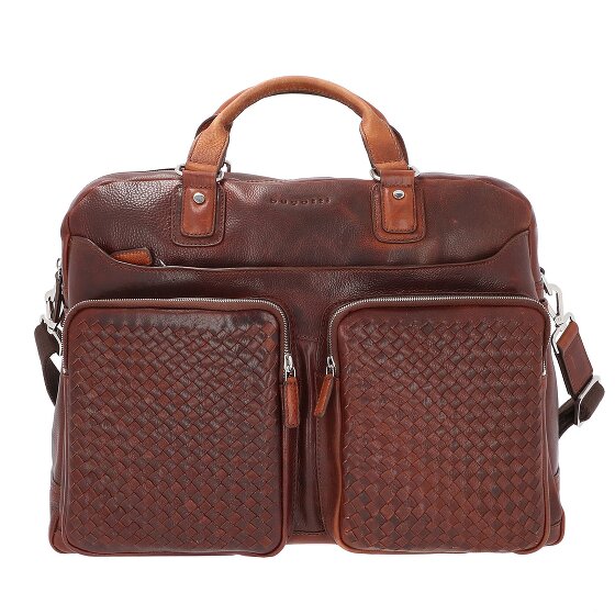 bugatti Geweven aktetas Leer 48 cm