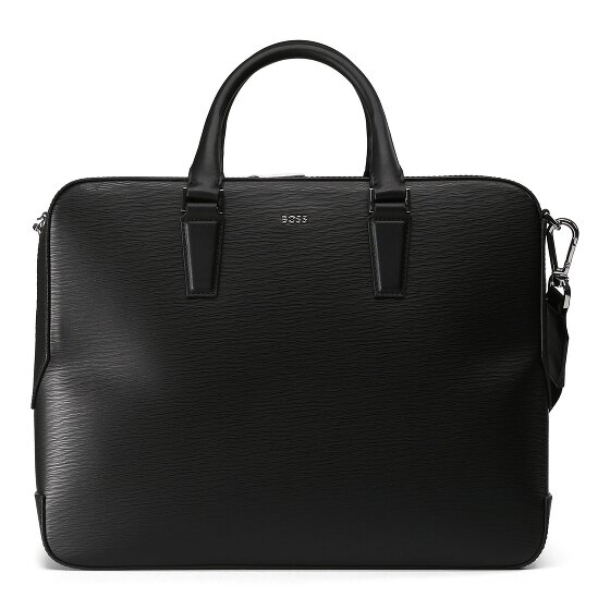 Boss Luminary Koffer Leer 38 cm Laptop compartiment