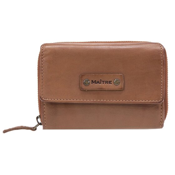 Maître Steinbach Dagrete Portemonnee RFID-bescherming Leer 13.5 cm