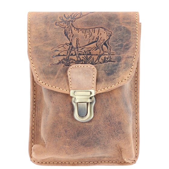 Greenburry Vintage Outdoor heuptasje leer 11 cm