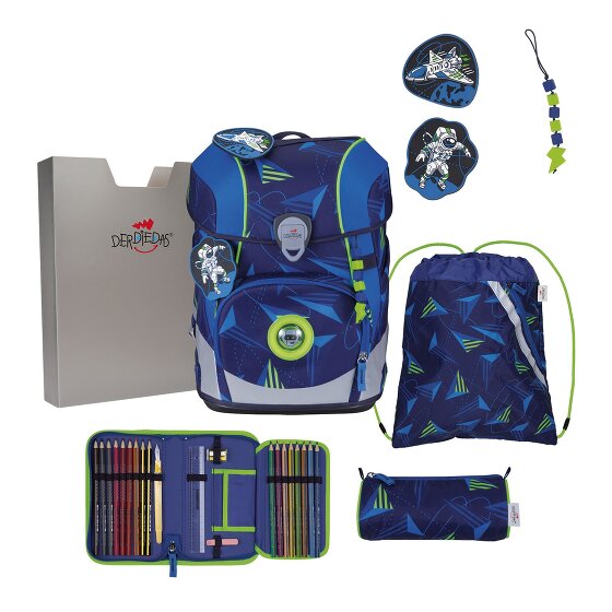 DerDieDas ErgoFlex Tiny LED Schooltas set