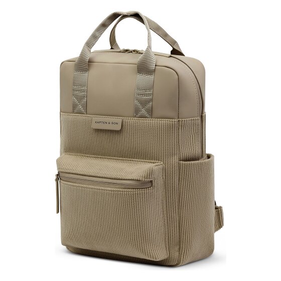 Kapten & Son Bergen Small Cord Dagrugzak 33.5 cm Laptop compartiment