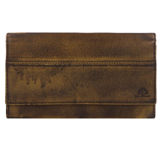 Greenburry Destressed Portemonnee RFID-bescherming Leer 13 cm