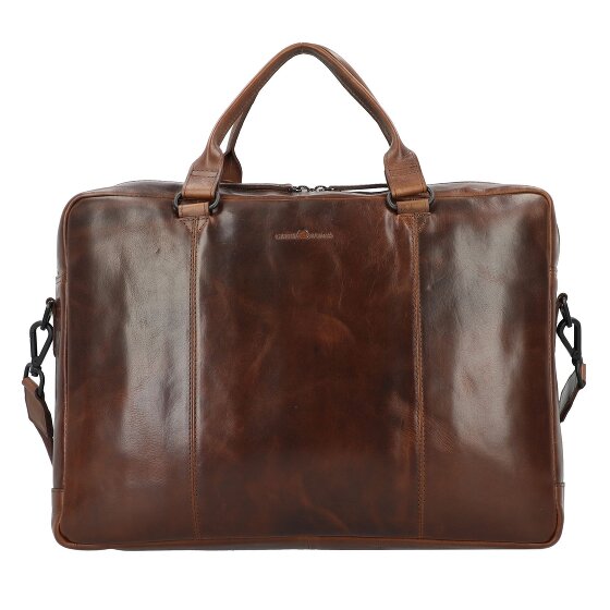 Greenburry Newport Koffer Leer 43 cm Laptop compartiment