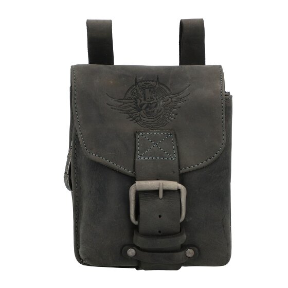 Greenburry Vintage heuptasje leer 15 cm