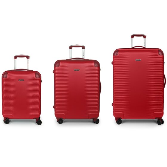 Gabol Balance XP 4 wielen Kofferset 3-delig met uitbreidingsplooi