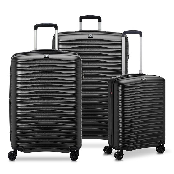 Roncato Wave 4 wielen Kofferset 3-delig met uitbreidingsplooi