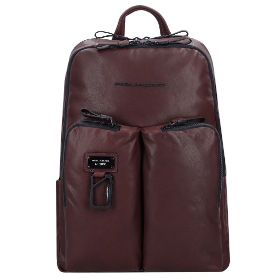 Piquadro Harper Rugzak RFID Leer 40 cm Laptopcompartiment