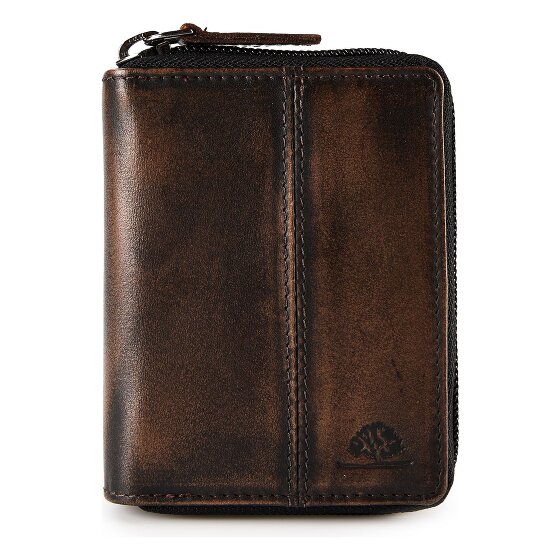 Greenburry Destressed Portemonnee RFID-bescherming Leer 10.5 cm