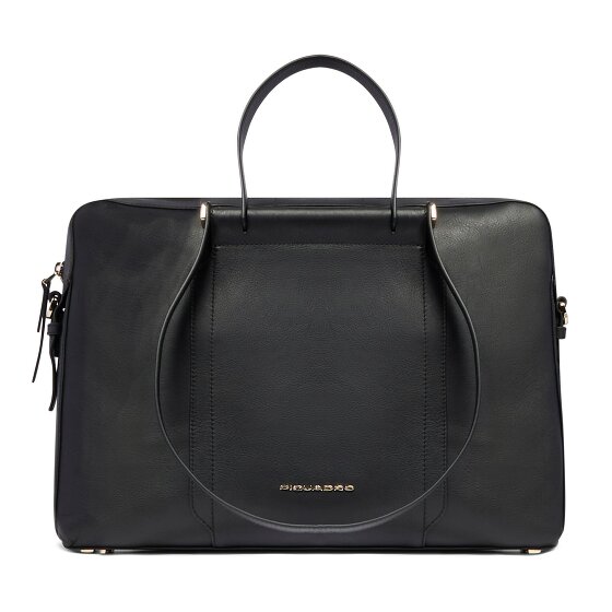Piquadro Circle Handtas RFID-bescherming Leer 42 cm Laptop compartiment