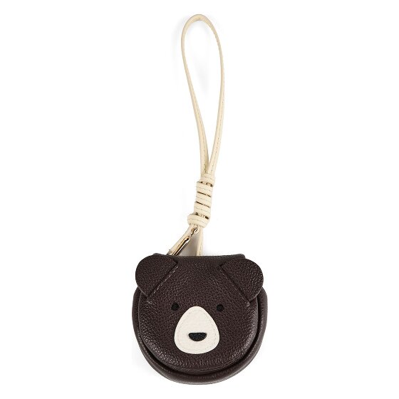 Furla Bear tasbedeltje van leer, 8 cm