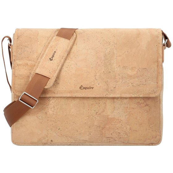 Esquire Cork Messenger 39 cm laptop compartiment