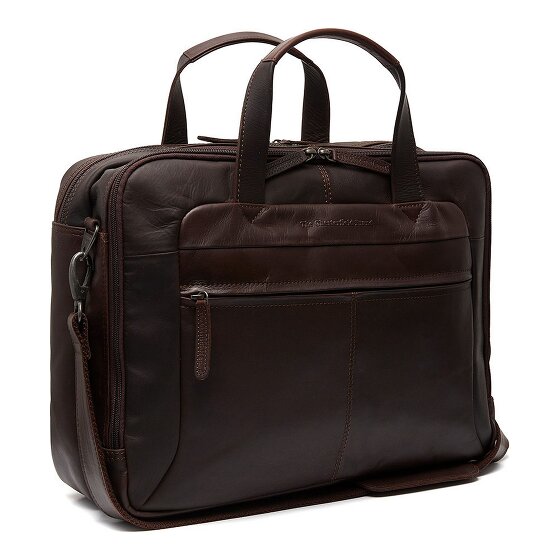 The Chesterfield Brand Wax Pull Up Koffer Leer 44 cm Laptop compartiment