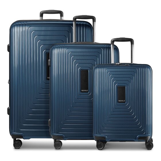 Redolz Essentials 14 4 wielen Kofferset 3-delig met uitbreidingsplooi