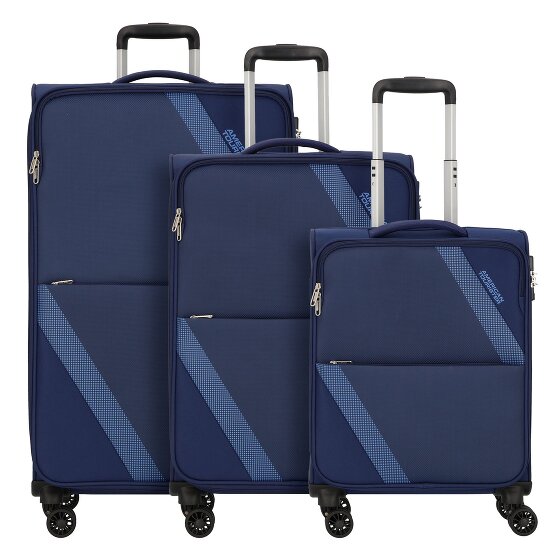 American Tourister Star Max 4 wielen Kofferset 3-delig met uitbreidingsplooi