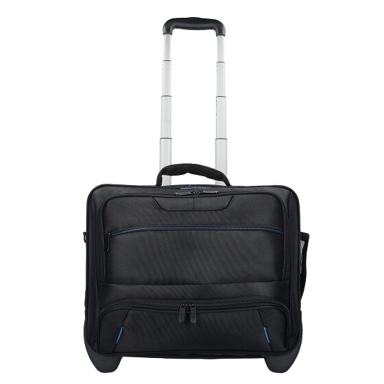 Dermata 2 wielen Zakelijke trolley 38 cm Laptopvak