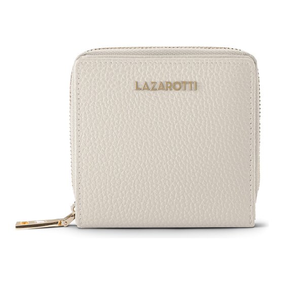 Lazarotti Bologna Leer Medium Ritssluiting Portemonnee Leer 10 cm