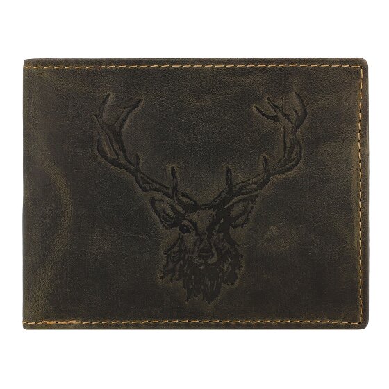 Greenburry Vintage Portemonnee Leer 13 cm