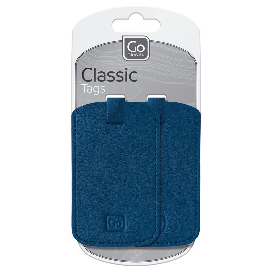Go Travel Classic Tags adresetiketten set 2 stuks.