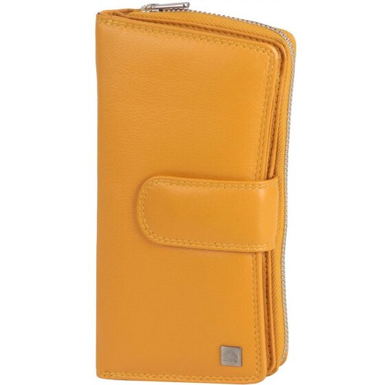 Greenburry Sponsachtig portefeuille leer 9,5 cm