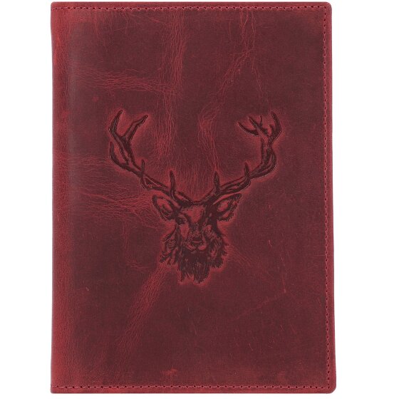 Greenburry Vintage Hirsch Identiteitskaart etui Leer 12.5 cm