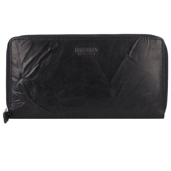 mano Donna Aurona Portemonnee RFID Leer 19 cm