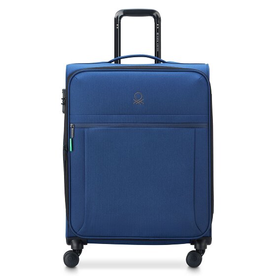 Delsey Paris x United Colors of Benetton BE 4-wiel trolley 65 cm met uitbreidingsplooi