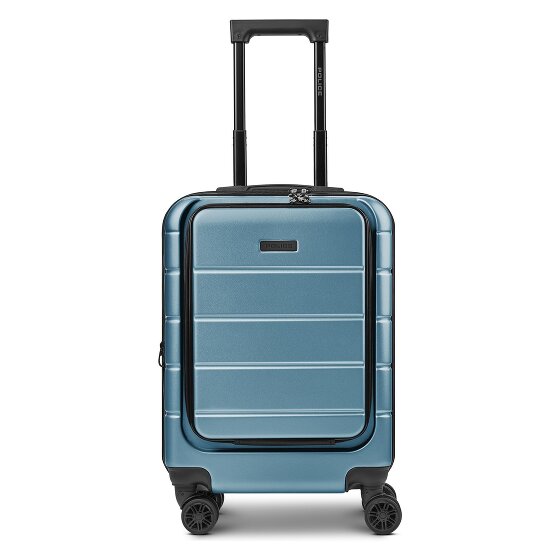 Police Dublin 4 wielen Cabinewagen S 54 cm Laptopvak met uitbreidingsplooi