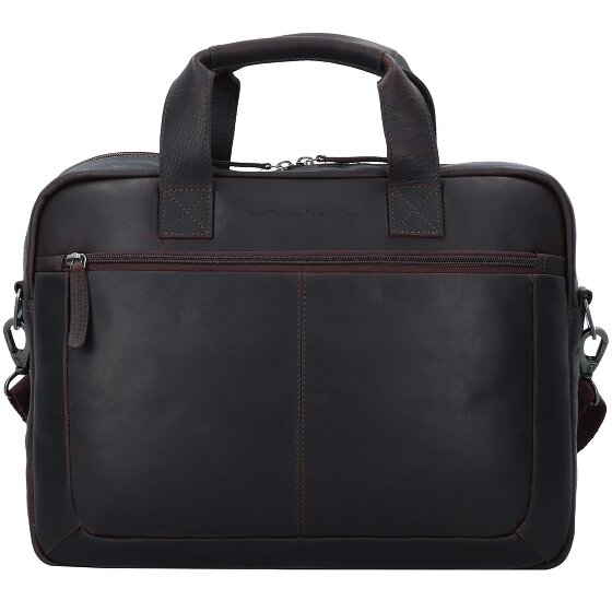 The Chesterfield Brand Wax Pull Up Koffer Leer 40 cm Laptop compartiment