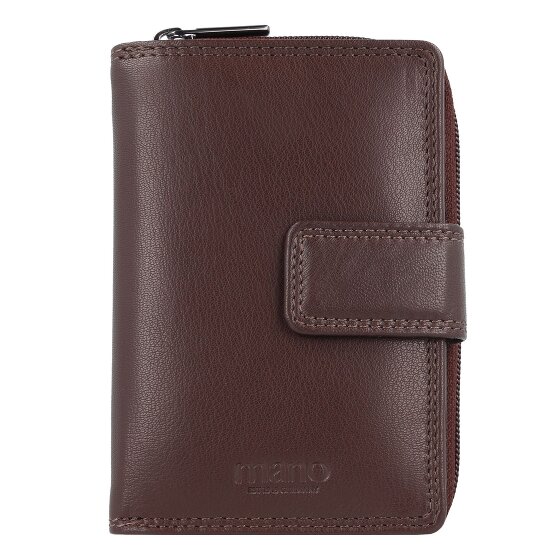 mano Donna Giulia Leren Portemonnee 9 cm