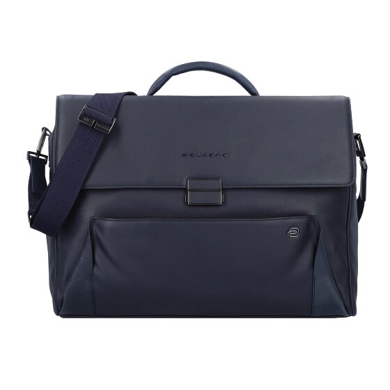 Piquadro Koffer Leer 42 cm Laptop compartiment
