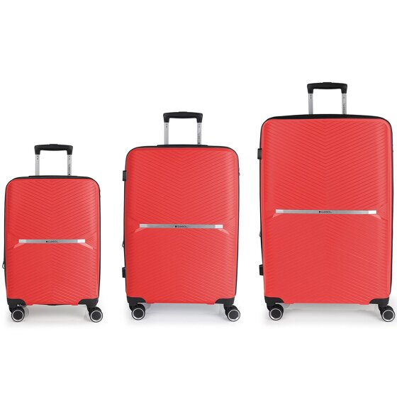 Gabol Kume 4 wielen Kofferset 3-delig met uitbreidingsplooi