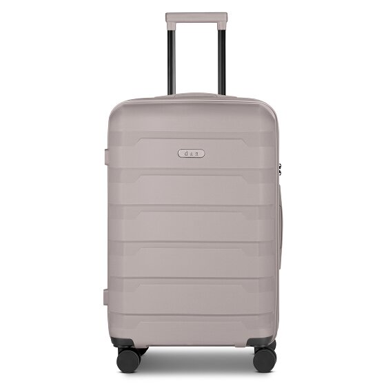 d&n South Dakota 4 wielen Trolley M 66 cm met uitbreidingsplooi