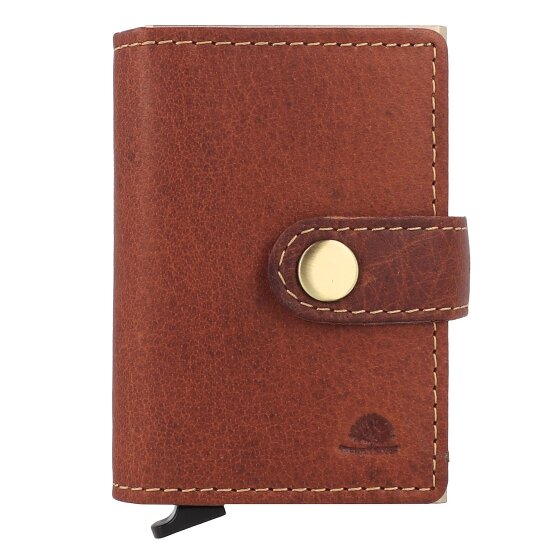 Greenburry Vintage Portemonnee RFID-bescherming Leer 10 cm