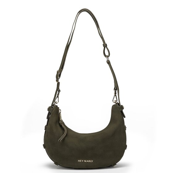 Hey Marly Lifetime Sister Suede Schoudertas Leer 25 cm