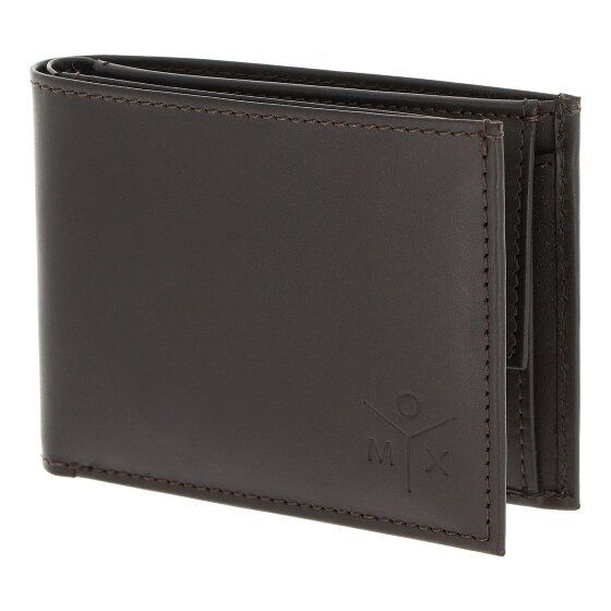 oxmox Leather Portemonnee RFID-bescherming Leder 11 cm
