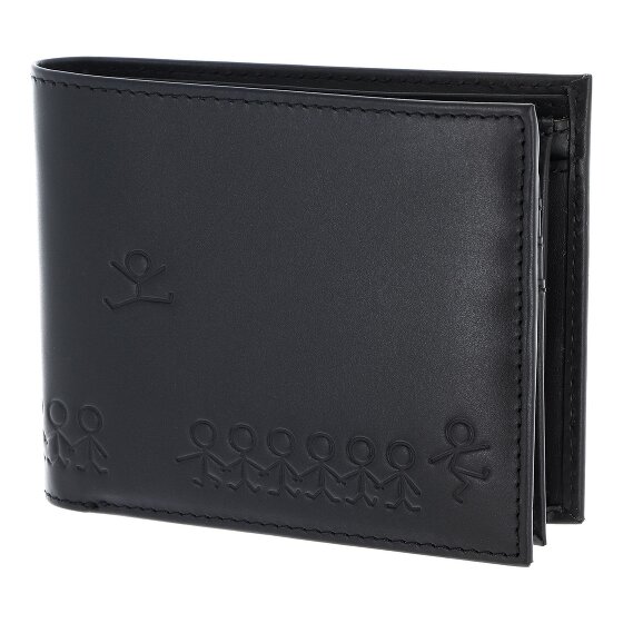 oxmox Leather Portemonnee RFID-bescherming Leder 12 cm