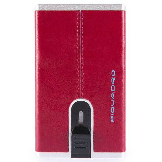 Piquadro Blue Square Credit Card Case RFID Leather 6 cm