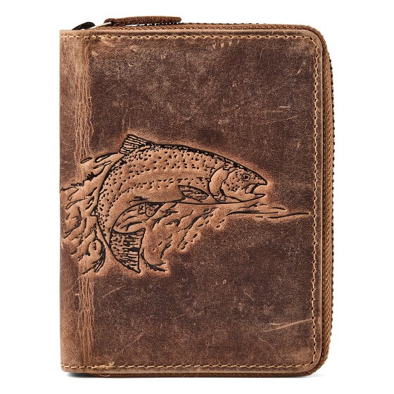Greenburry Huntsman Portemonnee RFID-bescherming Leer 10 cm