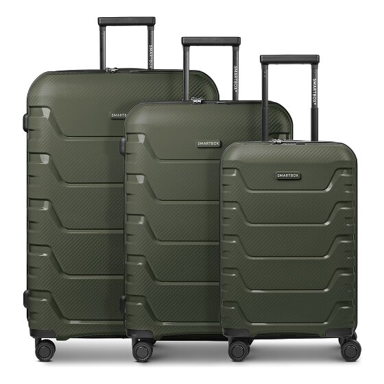 Smartbox Edition 01 4 wielen Kofferset 3-delig met uitbreidingsplooi