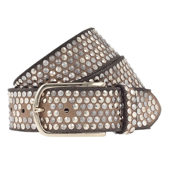 b.belt Studded riem leer